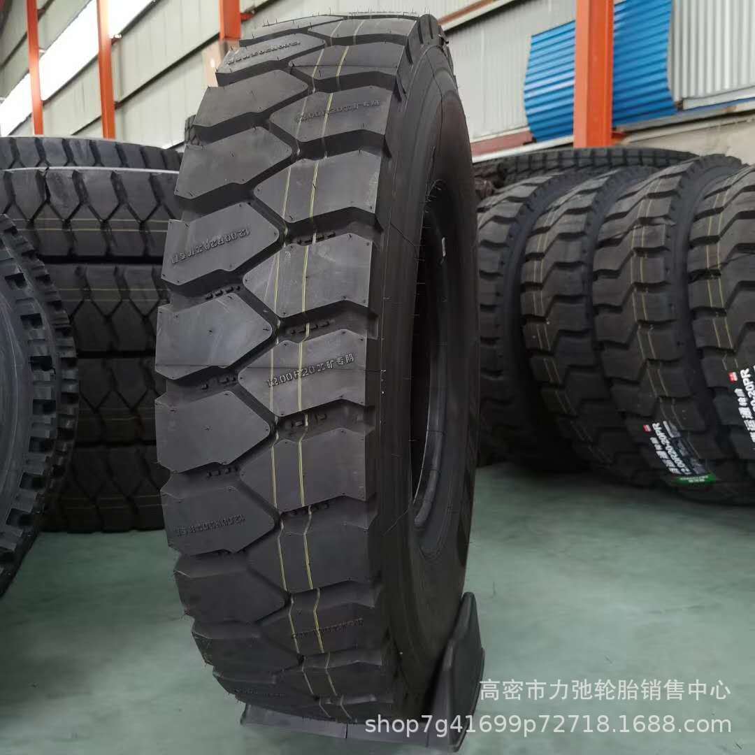 1000r20汽车轮胎钢丝胎中短途自卸车货车轮胎矿山花纹现货1000R20