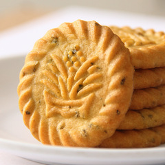 Old Shanghai Evergreen Spring Onions Oil Biscuits, Crispy Scallion Snack, Healthy Meal Replacement, Loose Bulk, Whole Carton Wholesale and Distribution