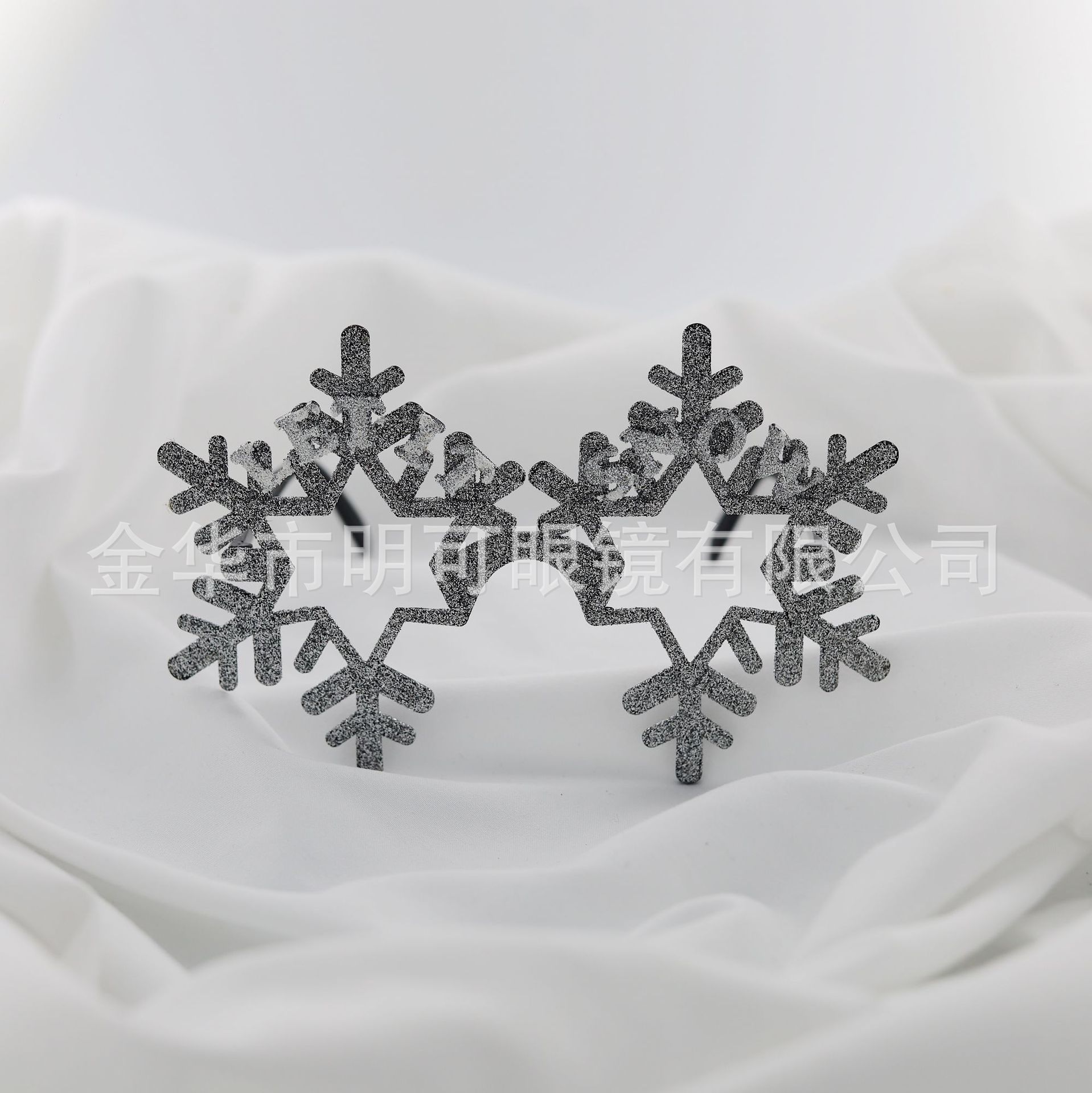 Gafas de Fiesta Navideña con Copo de Nieve de Plástico ABS con Purpurina para Navidad