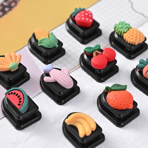 Cartoon car sticky hook car passenger front garbage bag hook cute storage hook creative car interior decoration