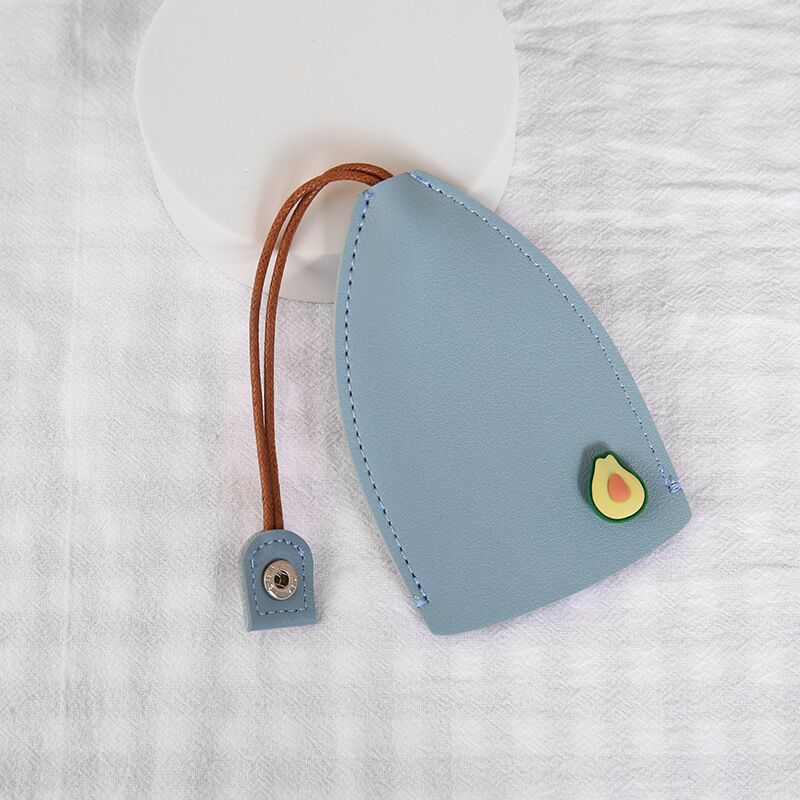 Estilo coreano ins chica corazón caricatura pull-out clave caso creativo PU cuero coche clave cubierta protectora universal