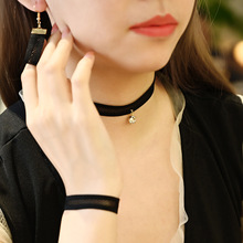 ins������Ů�����첱�� choker��ɫ�������̿�����Ӿ���������