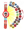 Children's cartoon watch, electronic toy for boys for kindergarten, Birthday gift, 3D