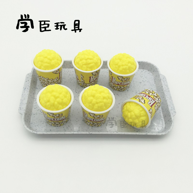 Mini puzzle play house children role-playing toy accessories supermarket canteen convenience store snacks popcorn