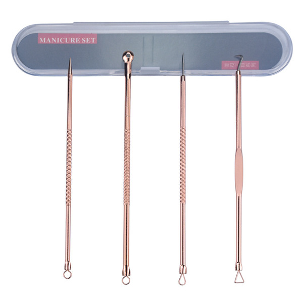 Stainless steel electroplating acne needle set to go to blackhead…