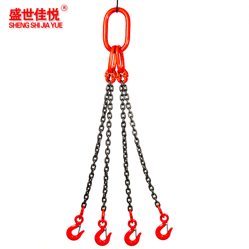 【定制】链条吊索具G80锰钢链条双腿 三腿 四腿组合起重吊索具
