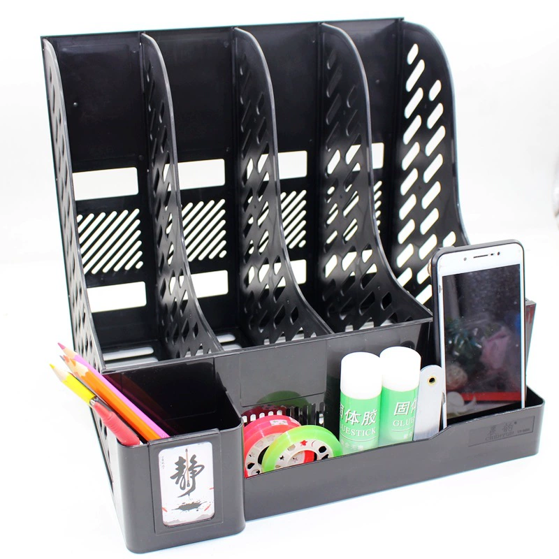 Chenyun канцелярские принадлежности файл полка утолщенный Модернизированный большой Четырехместный файл кадр файл полка файл бар хранения