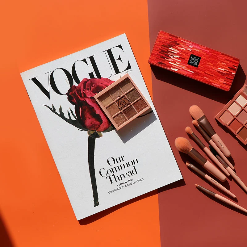 Full-Color Magazine Photography Prop, Decorative Mockup Magazine, Lightweight 0.1 kg