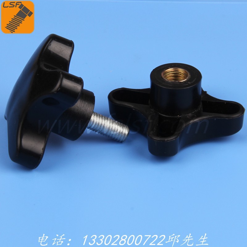 四角大胶头螺母 胶头旋钮 英制胶头螺丝 美制胶头铜螺母