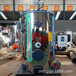 周口1吨4公斤生物质锅炉价格 河南LSH1-0.4-T立式生物质蒸汽锅炉