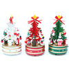 Christmas table decorations, jewelry, rotating layout for office, music box