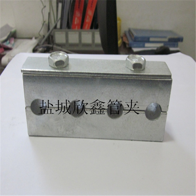 钢制管夹方钢管夹厂家供应钢制多排管夹燃气电气管夹