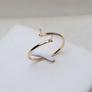 �ֹ�diy���18k�S���_���p�鼚���ָŮAU750ָ�h5-7�������3328