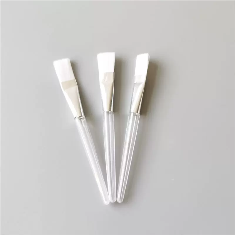 批发 美容小工具面膜工具 空心透明杆面膜刷 调面膜刷子