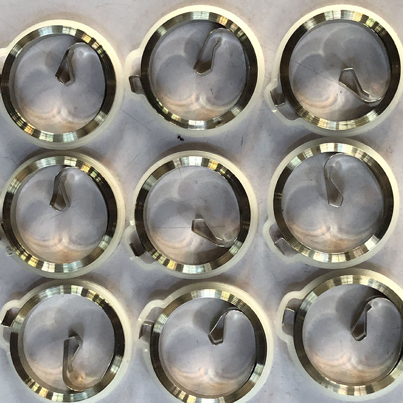 碎菜器收线卷簧发条 不锈钢0.22*5*1200涡轮卷簧  精密电器弹簧