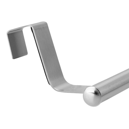 Stainless steel horizontal bar towel rack, no punching, bathroom storage rack, wall-mounted towel rack, cabinet bathroom rack