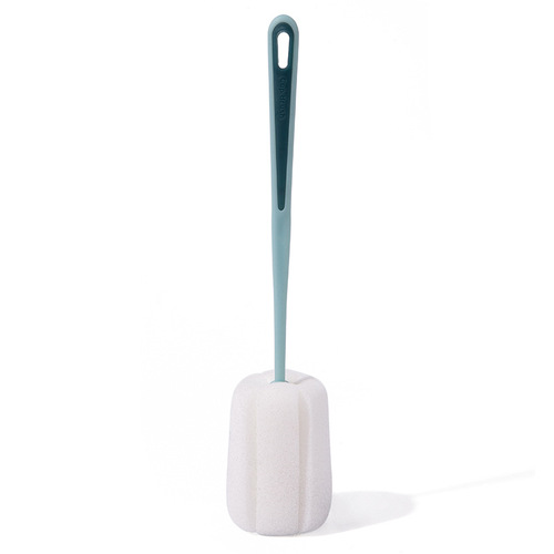Sponge bottle brush long handle thermos cup brush sponge cleaning brush household kitchen cleaning brush contrast cup brush