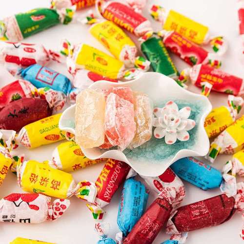 Sorghum candy mixed with malt sugar, internet-famous pulled sorghum candy, loose grain candy, Shandong specialty product, wholesale in whole boxes