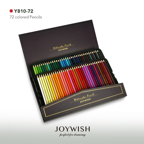 Cross-border Bestselling 36-Color 48-Color 72-Color Water-Soluble Colored Pencils Art Supplies School Supplies Student Stationery Prizes