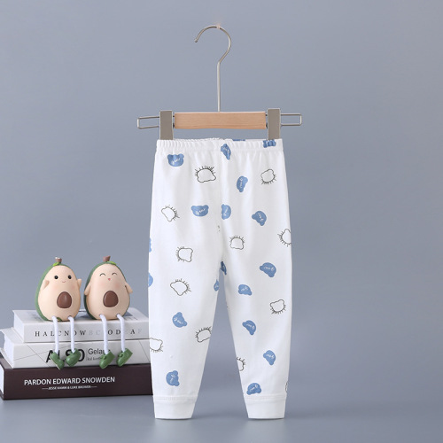 Baby Autumn Knickers Newborn Cotton Open- Legged Pants for Children Spring and Autumn Thin Style Inner Wear Single Leggings for Boys