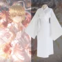 表演万圣节白色浴衣和服