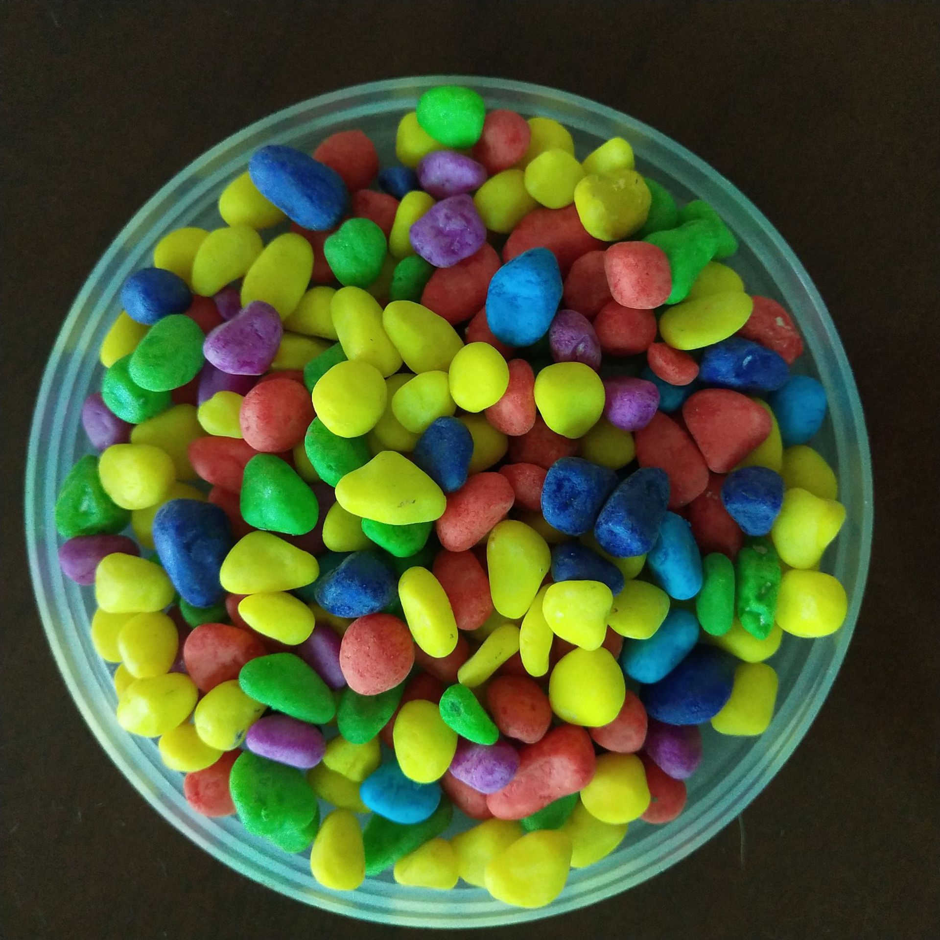 批发白色鹅卵石 染色石子 园艺装饰  水造景用彩色石子