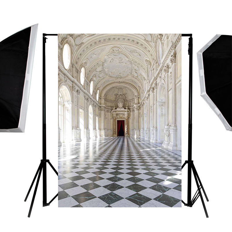 Rome Palace photo background cloth European architectural style model photography background props cross-border background banner