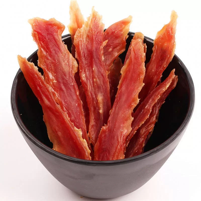 Собака закуски Утиная грудка мясо 100 г вяленого дрессировки собак награда специальный Тедди золотистый ретривер домашнее животное закуска Подарочная сумка оптовая продажа с фабрики