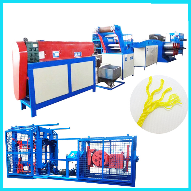 新料/再生料制绳拉丝机  水冷平拉卧式拉丝机 绳子制作配套机器