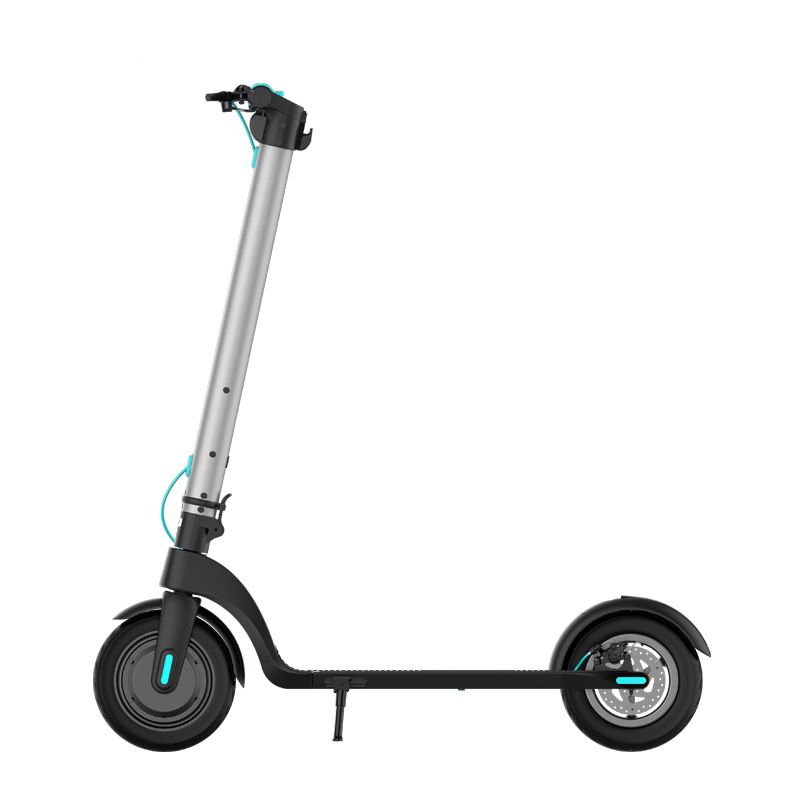 Patinete plegable Silver X7 para adultos, bicicleta de equilibrio de dos ruedas, scooter eléctrico con batería de litio de 10, ligero y plegable