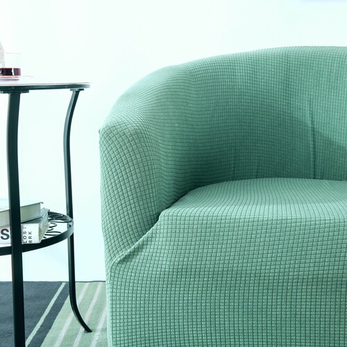 Cross-border coffee shop sofa chair covers, semi-circle chair covers, single sofa chair covers, card seat covers