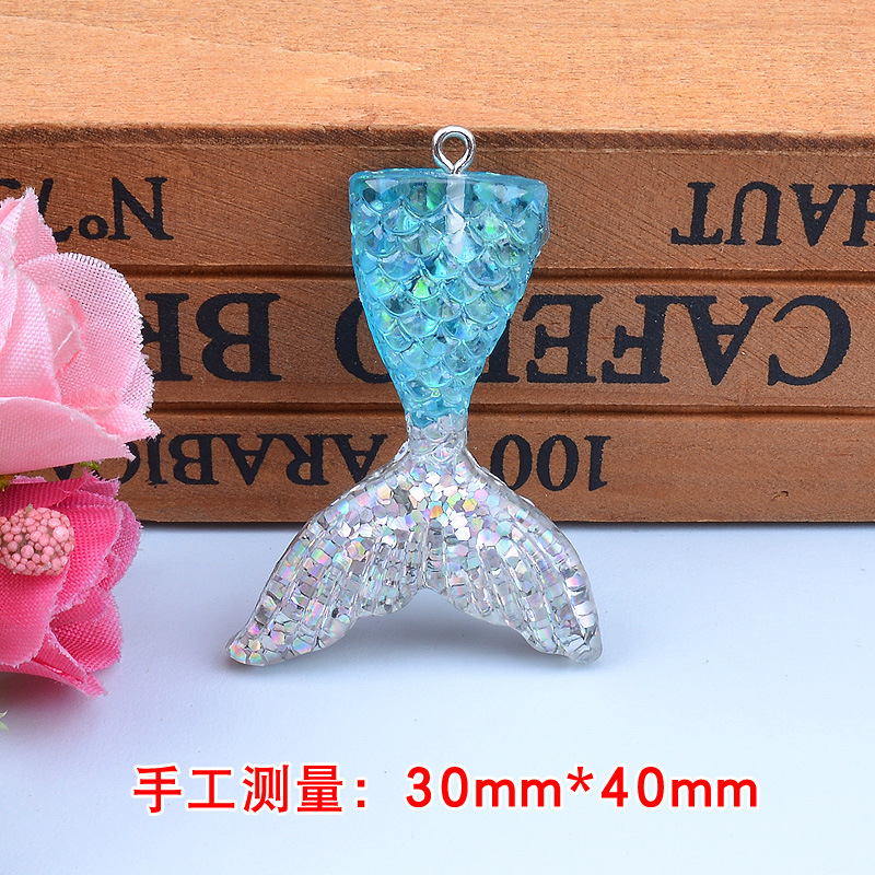6 Blue Beauty Mermaid Tail