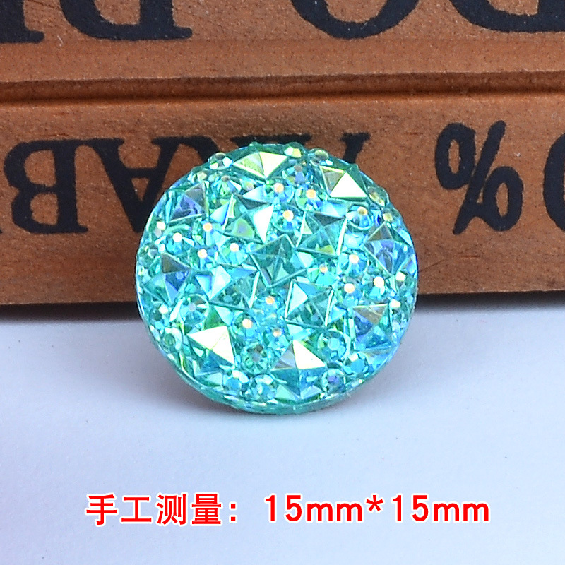 24 gem blue circular
