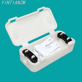 2P快捷端子接线盒双压线免螺丝自锁二位接线盒两极电缆塑料接线盒