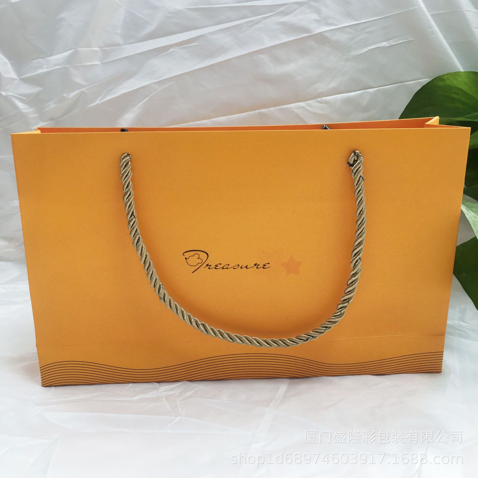 厂家牛皮纸袋食品外卖包装袋白卡礼品服装购物手提袋定制LOGO