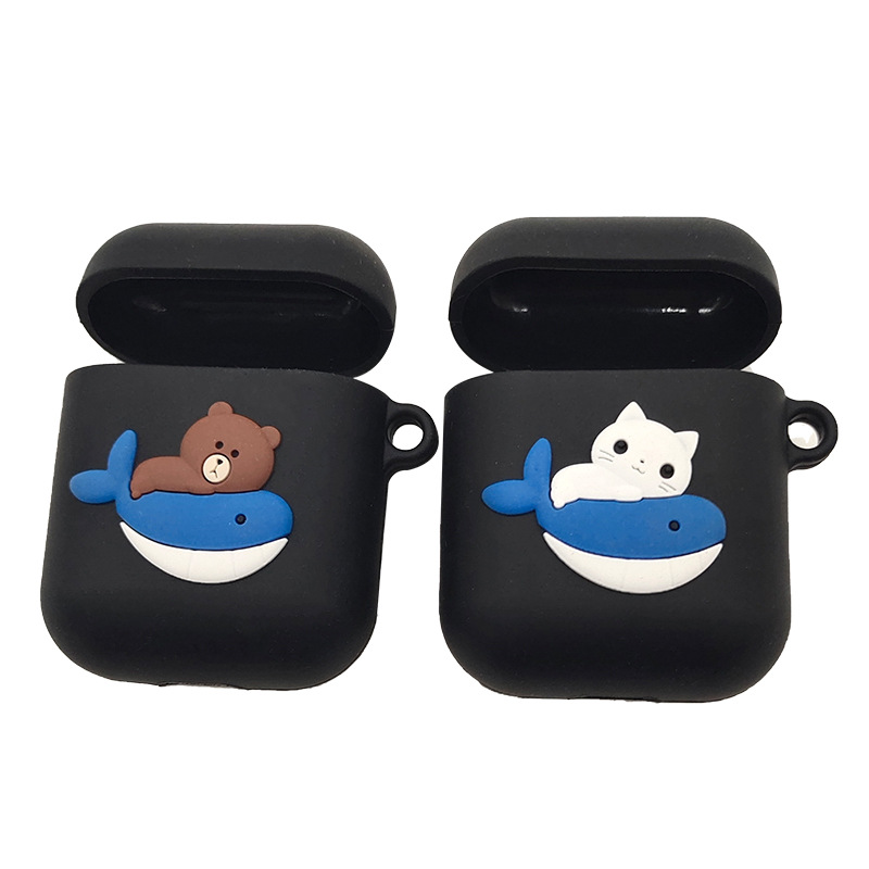 Aplicable a airpods2/3 generación pro auriculares de silicona funda protectora auricular Bluetooth inalámbrico funda de silicona bolsa de auriculares