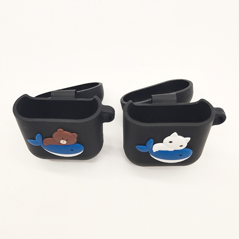 Aplicable a airpods2/3 generación pro auriculares de silicona funda protectora auricular Bluetooth inalámbrico funda de silicona bolsa de auriculares