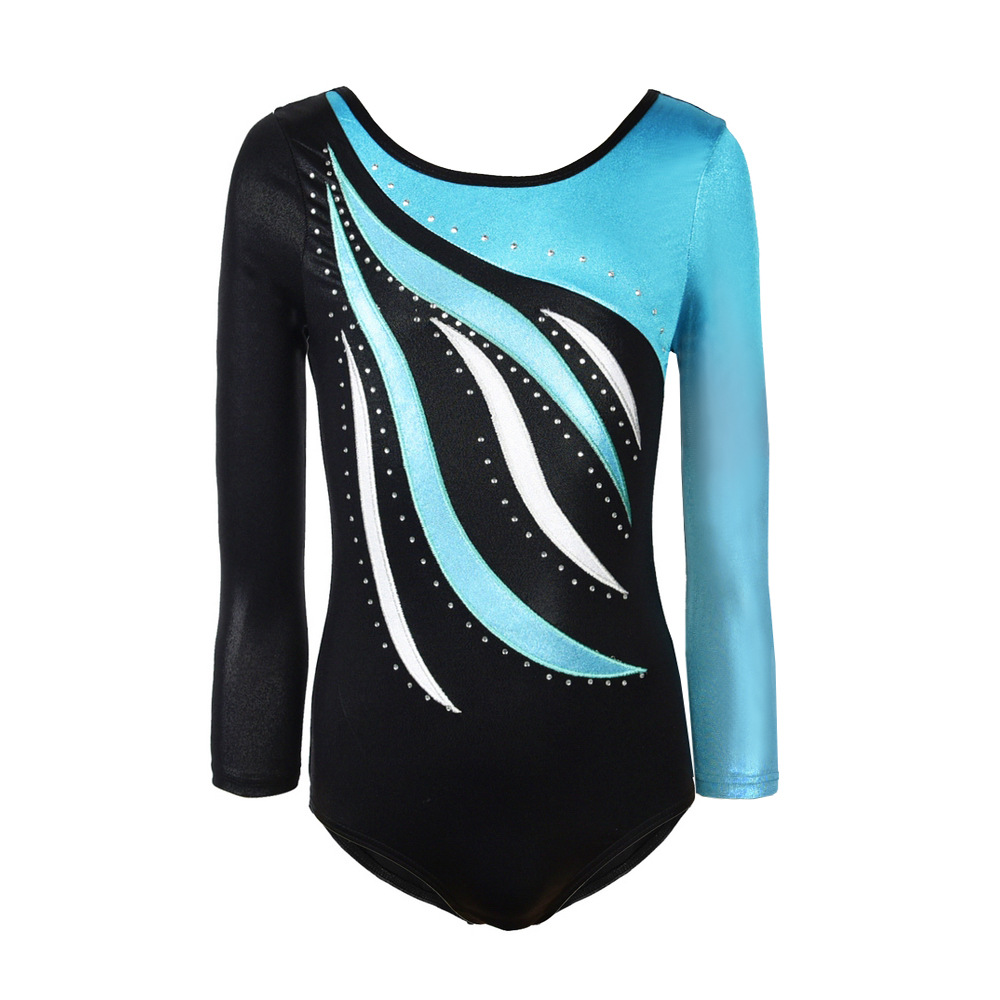 Long Sleeve Foreign Trade New Girls' Ballet Gymnastics Clothes Dancing Clothes Dancing Clothes Dancing Clothes