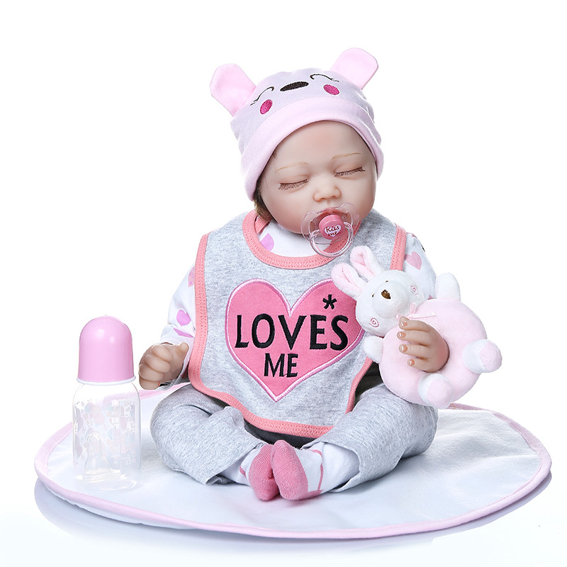 55cm renacer bebé recién nacido muñeca NPK marca renacer bebé simulación muñeca