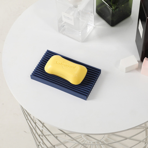 Creative soap box soft glue soap box draining hole-free bathroom soap storage box non-slip soap holder soap holder