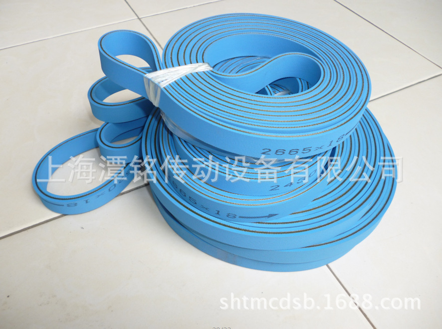 供应糊盒机皮带、自动糊盒机皮带厚度有3mm 4mm 6mm、糊盒机头带