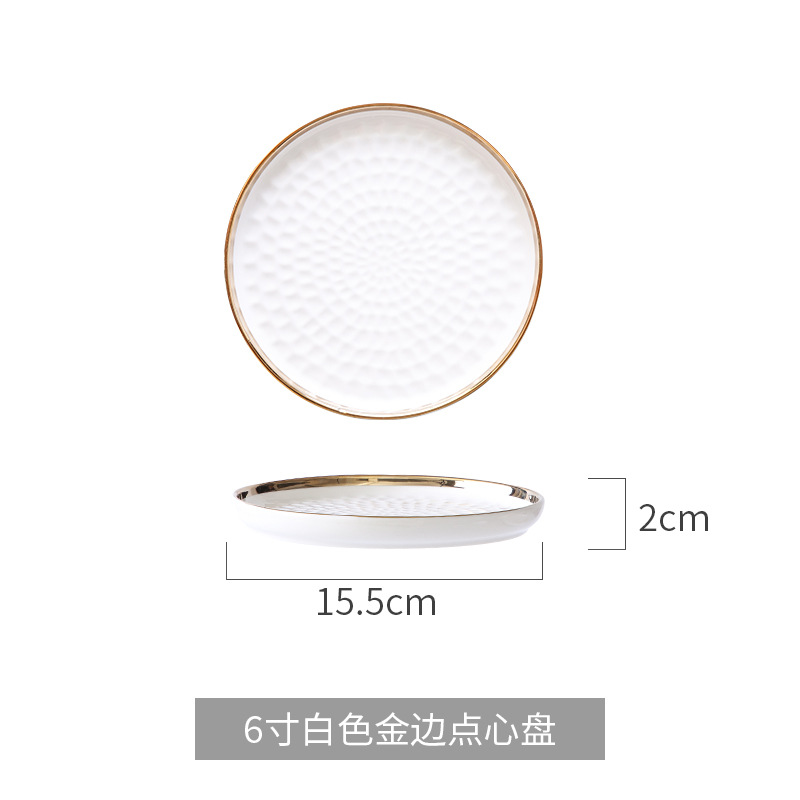 Nórdico nuevo plato de pastelería Placa de postre de pastel pastelería occidental para hornear cubierta de vidrio transparente Placa de pastelería bandeja de exhibición de pan