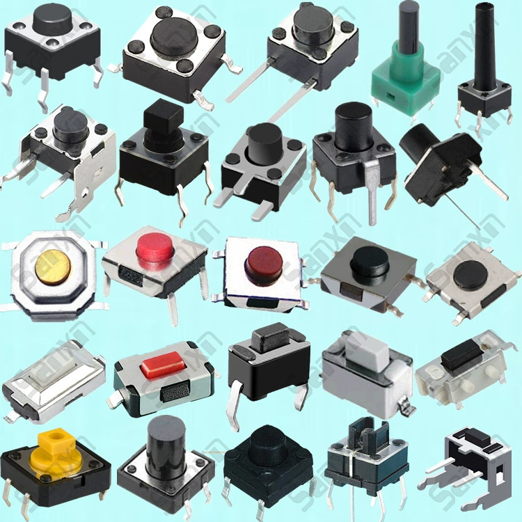 Сенсорный переключатель Pin 12*12 3*6*6*5 6 7 8 Переключатель с коммутационным ключом 4,5*4,5 Сторона 2 3 4 фута