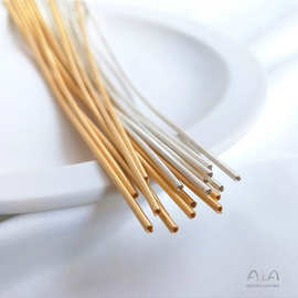 保色14K铜包真金纯银色软弹簧套管diy绕线记忆钢圈手镯项圈护线管