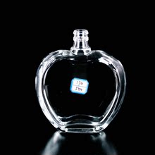 厂家货源500ml白酒瓶 工厂创意苹果形透明扁玻璃瓶 果酒饮料空瓶