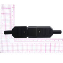 三芯電源線插頭 公頭/母頭 品字插頭插座 充電延長線插頭電源插頭