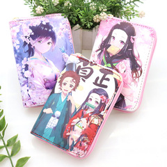 Creative Personality Cartoon Girl Advertising Promotion Activity Gift PU Leather Multi-Compartment Wallet