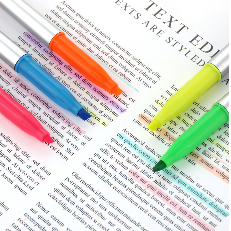 Nueva pluma de resaltador multifuncional pluma de bola pluma de condensador puede imprimir un logotipo de pluma