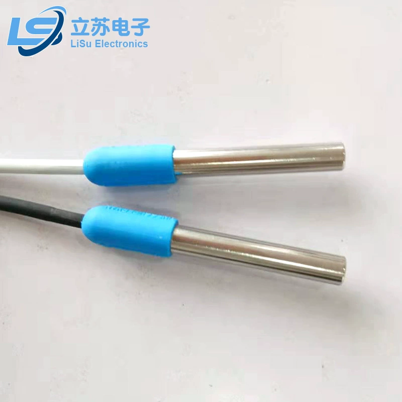 Холодильник морозильник водонепроницаемый датчик температуры оптовая продажа TPE литой датчик температуры из нержавеющей стали 6*50