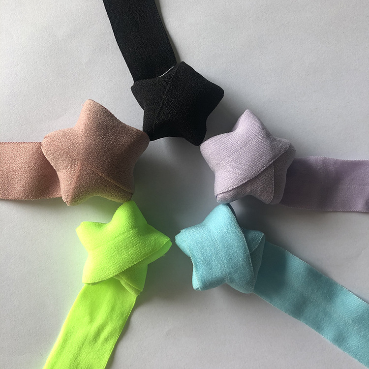 2cm弹力彩色包边带 2.0薄款防晒衣松紧带 2公分弹力花边